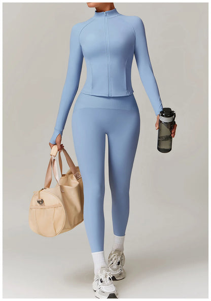 Women Long Sleeve Sports Jacket