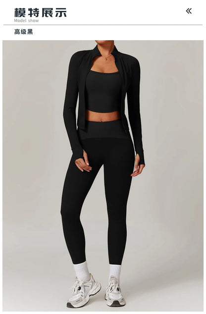 Women Long Sleeve Sports Jacket