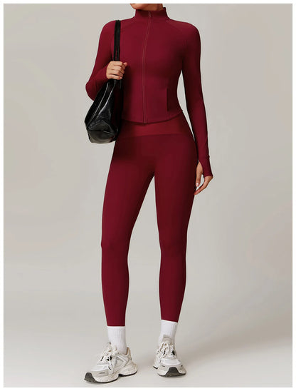 Women Long Sleeve Sports Jacket