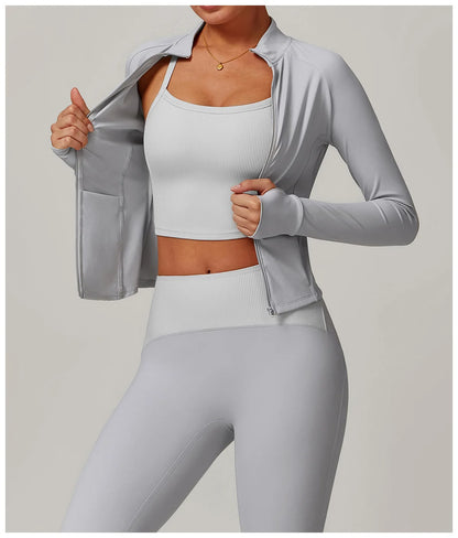 Women Long Sleeve Sports Jacket