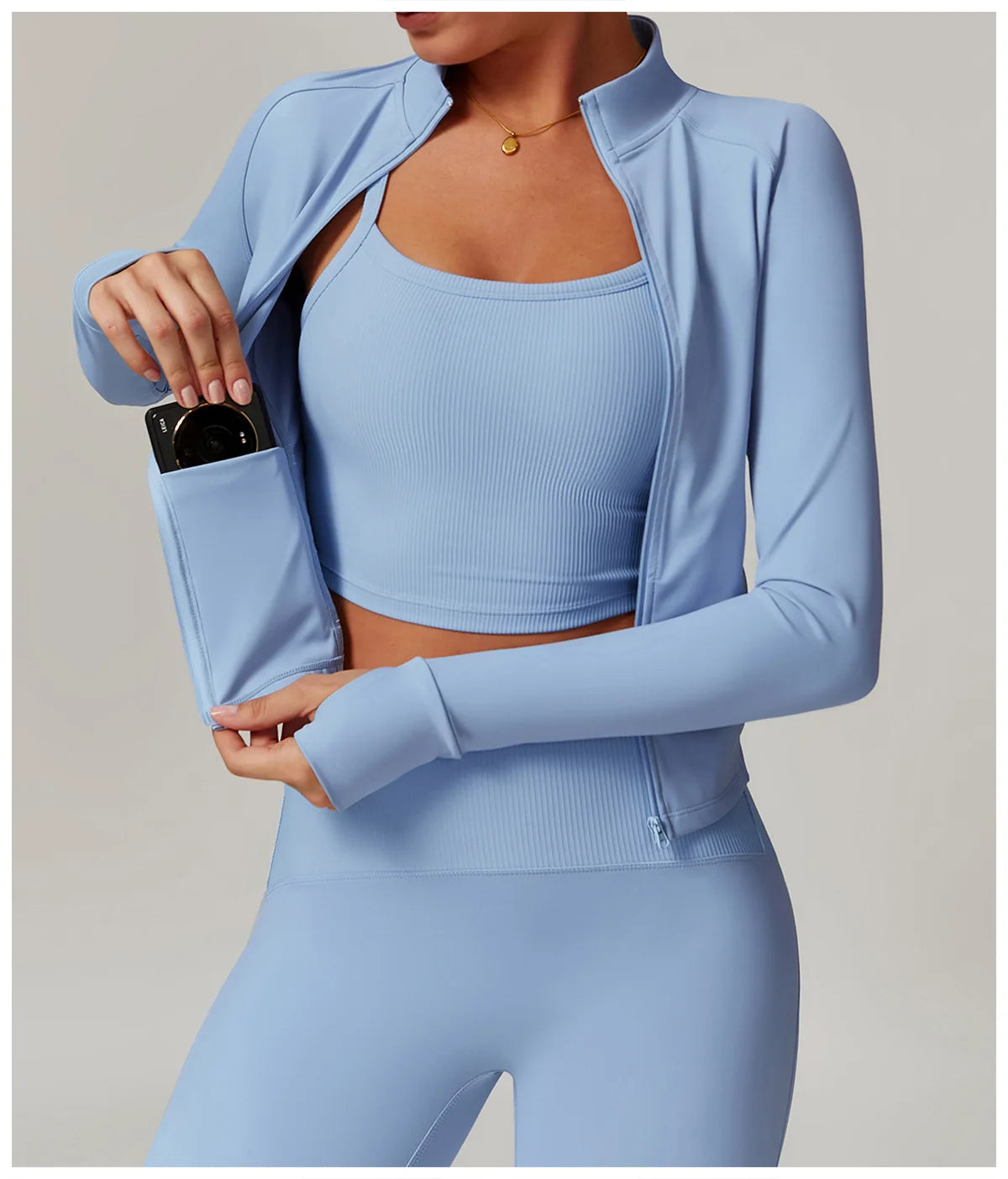 Women Long Sleeve Sports Jacket