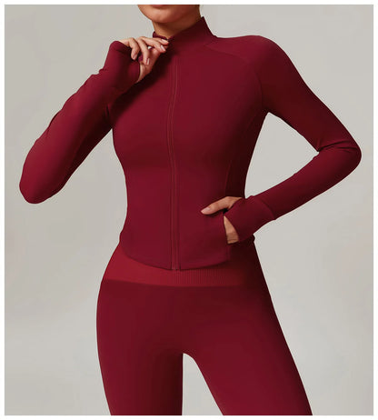 Women Long Sleeve Sports Jacket