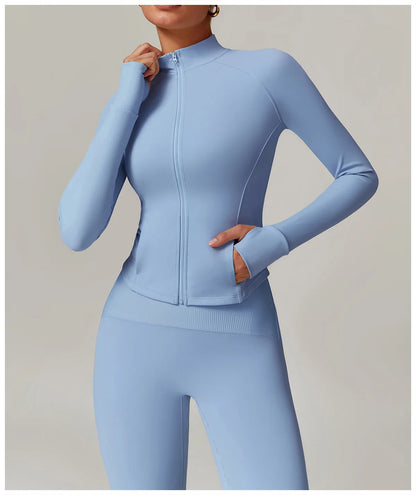 Women Long Sleeve Sports Jacket