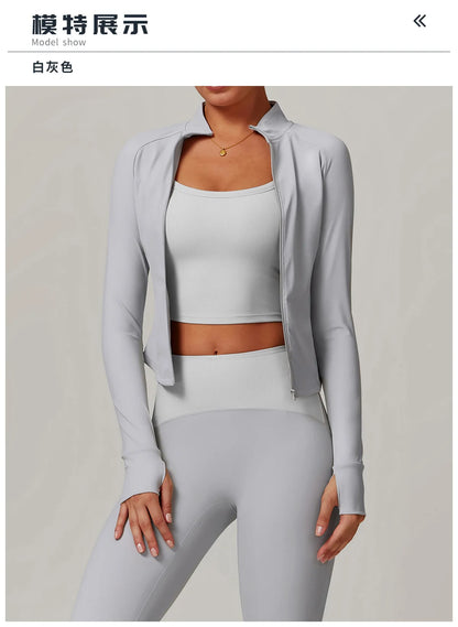 Women Long Sleeve Sports Jacket