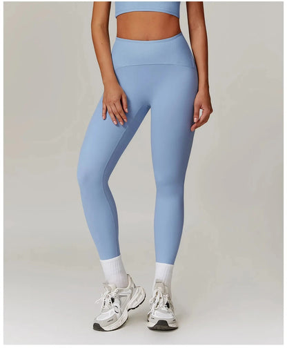 High Waisted Ribbed Yoga Leggings