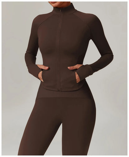 Women Long Sleeve Sports Jacket