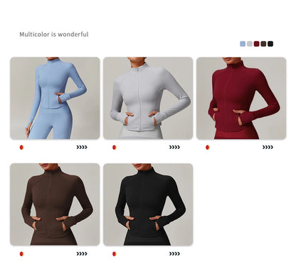 Women Long Sleeve Sports Jacket