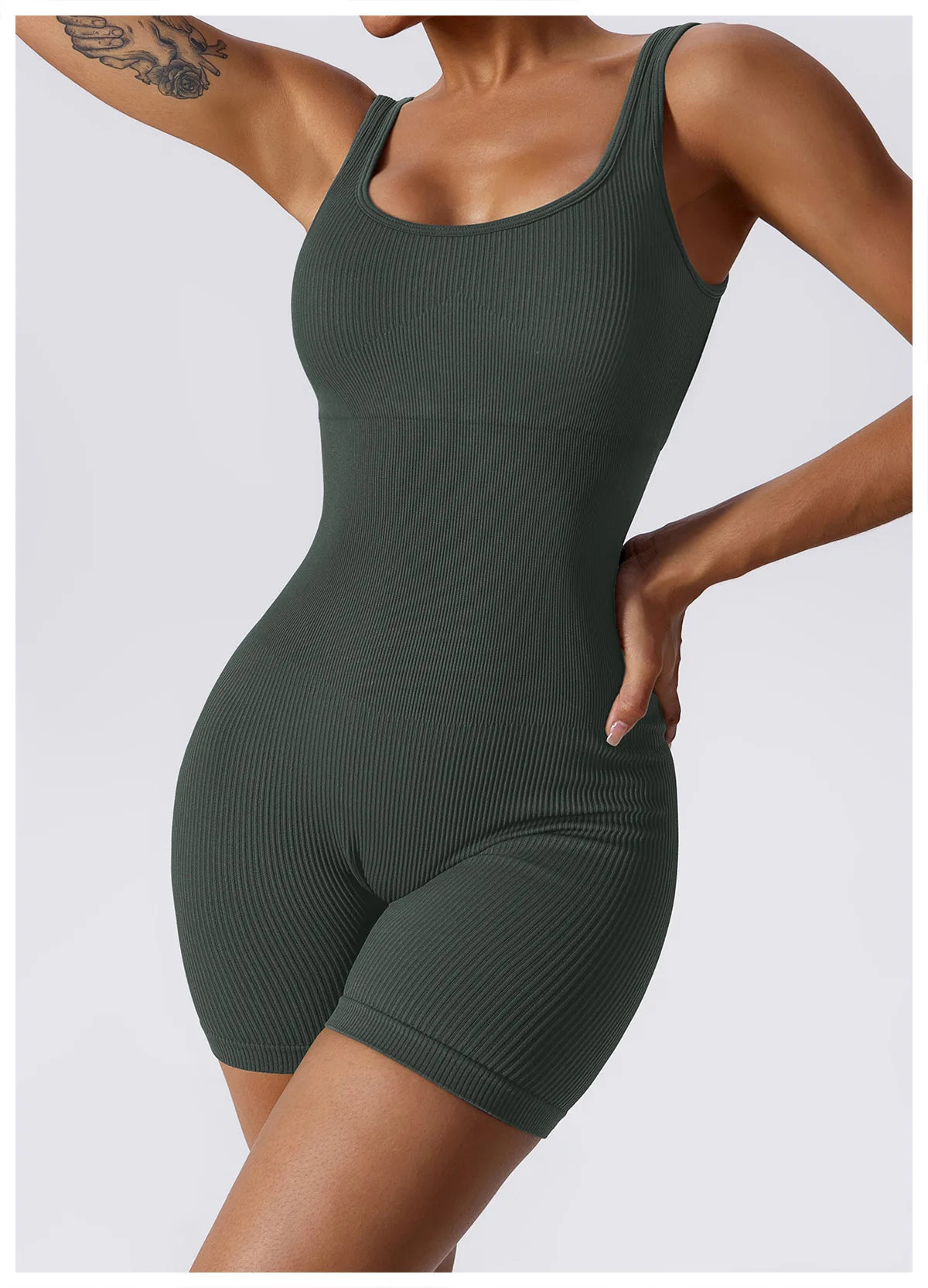 Ribbed Romper