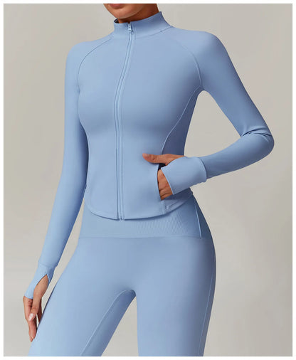 Women Long Sleeve Sports Jacket
