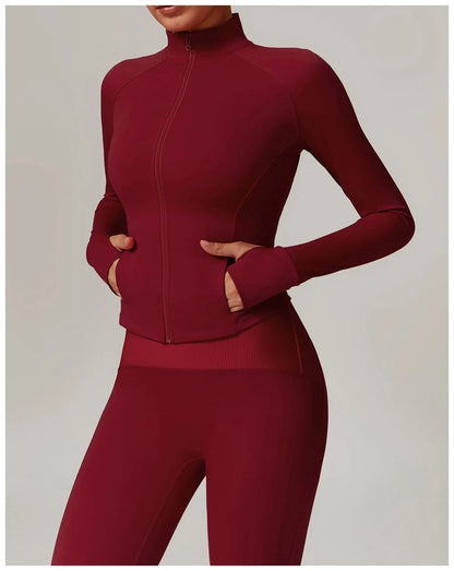 Women Long Sleeve Sports Jacket
